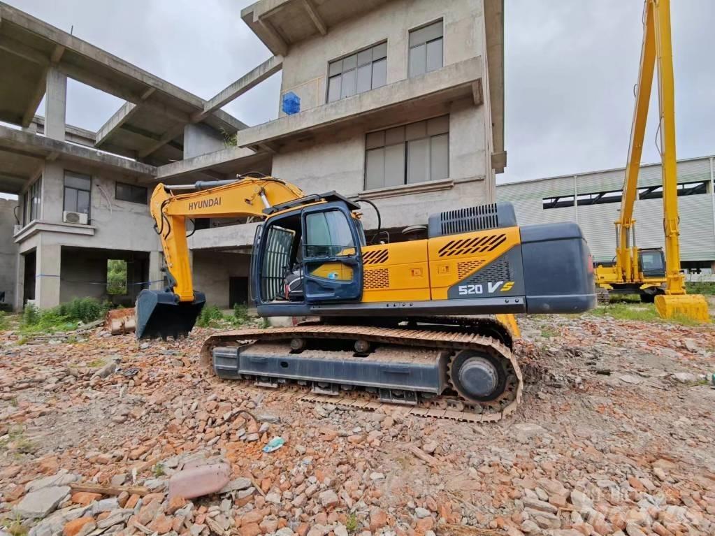 Hyundai Robex 520 VS Гусеничные экскаваторы