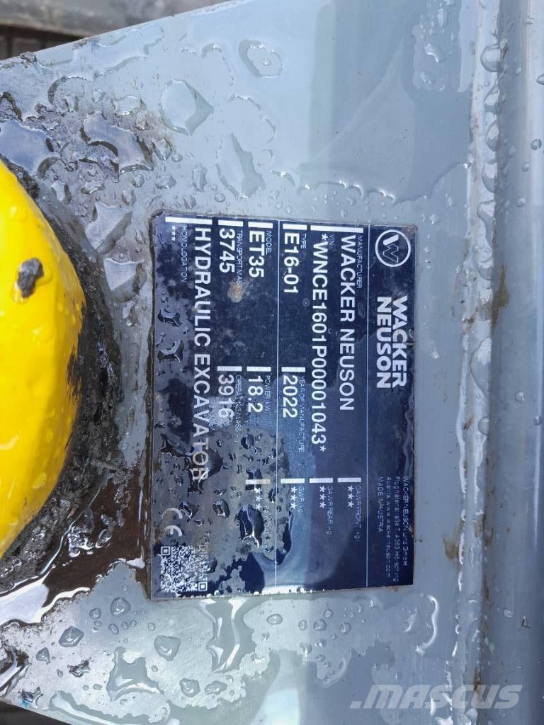 Wacker Neuson ET 35 Гусеничные экскаваторы