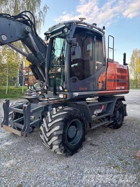Atlas 160 W Колёсные экскаваторы