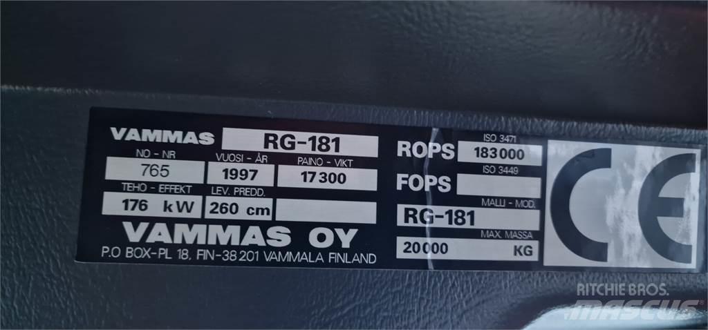 Vammas RG181 Грейдеры