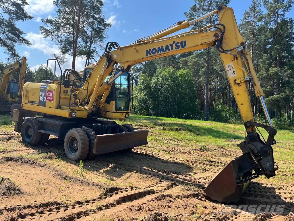 Komatsu PW 160-7 Колёсные экскаваторы