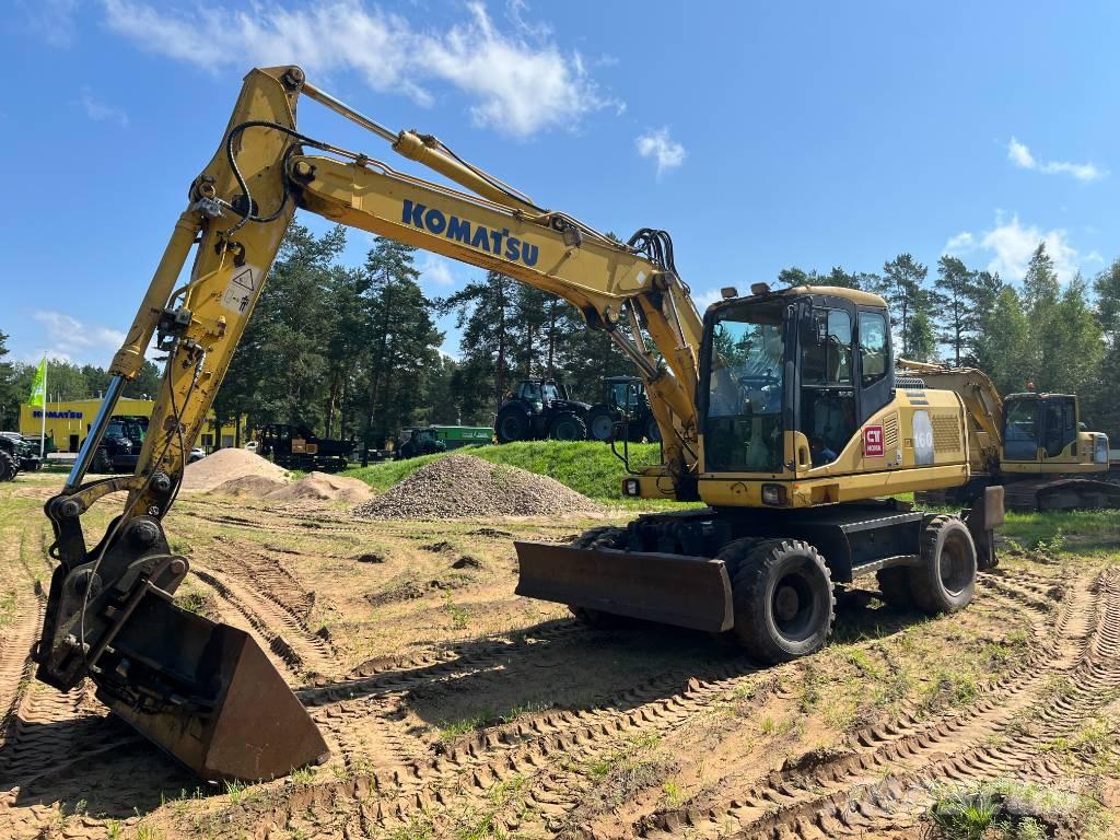 Komatsu PW 160-7 Колёсные экскаваторы