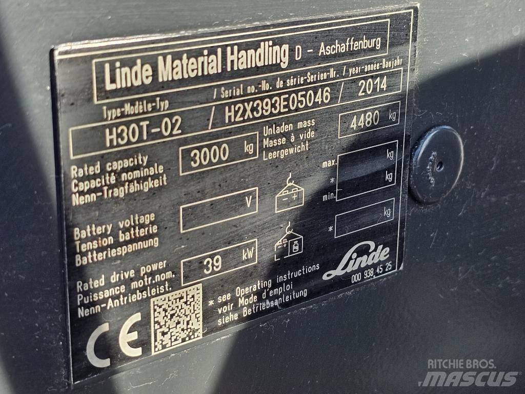 Linde H30T-02 Газовые погрузчики
