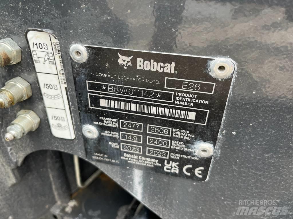 Bobcat E 26 Мини-экскаваторы