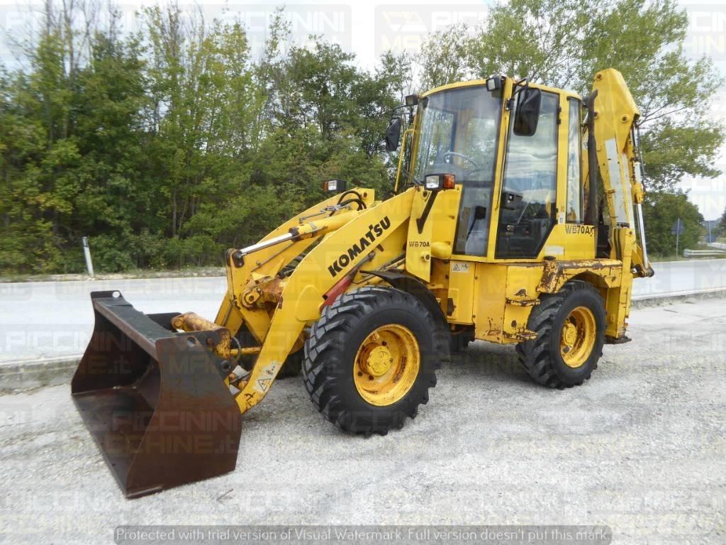 Komatsu WB70A Экскаваторы-погрузчики
