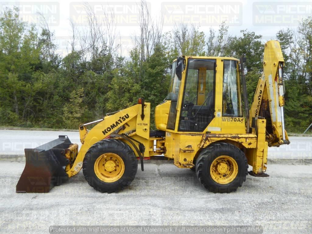 Komatsu WB70A Экскаваторы-погрузчики