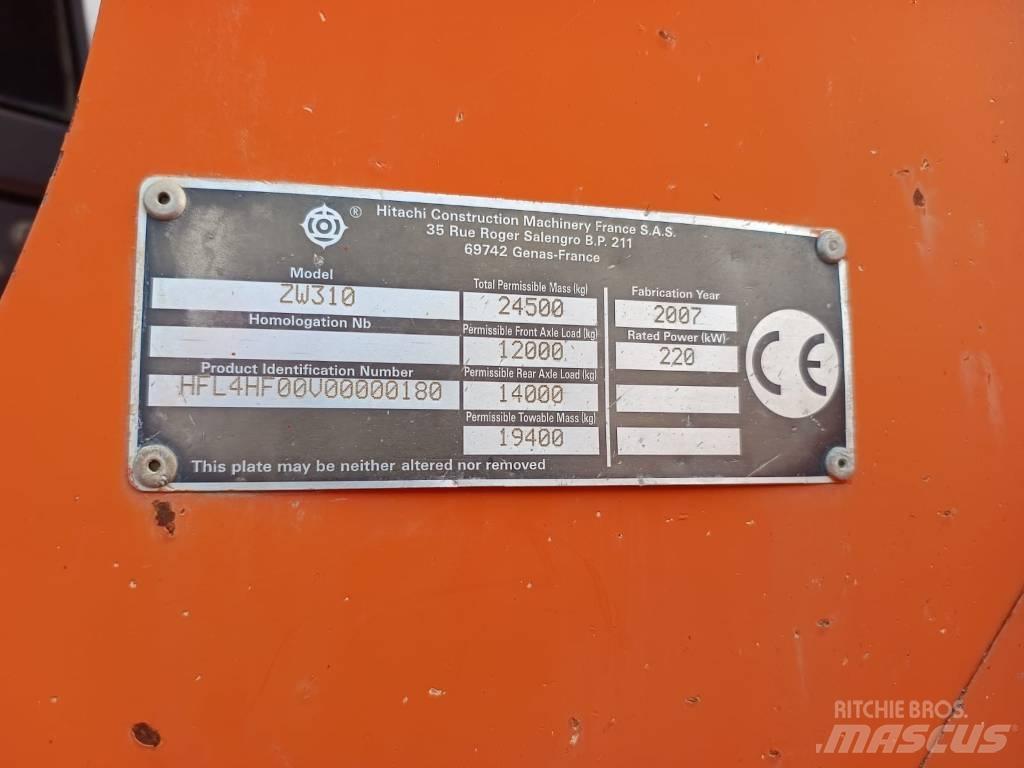 Hitachi ZW 310 Фронтальные погрузчики