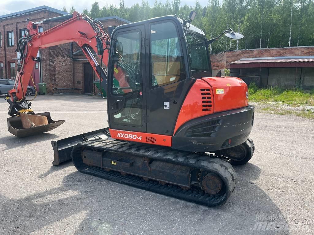 Kubota KX 080-4 Малые экскаваторы 7т-12т