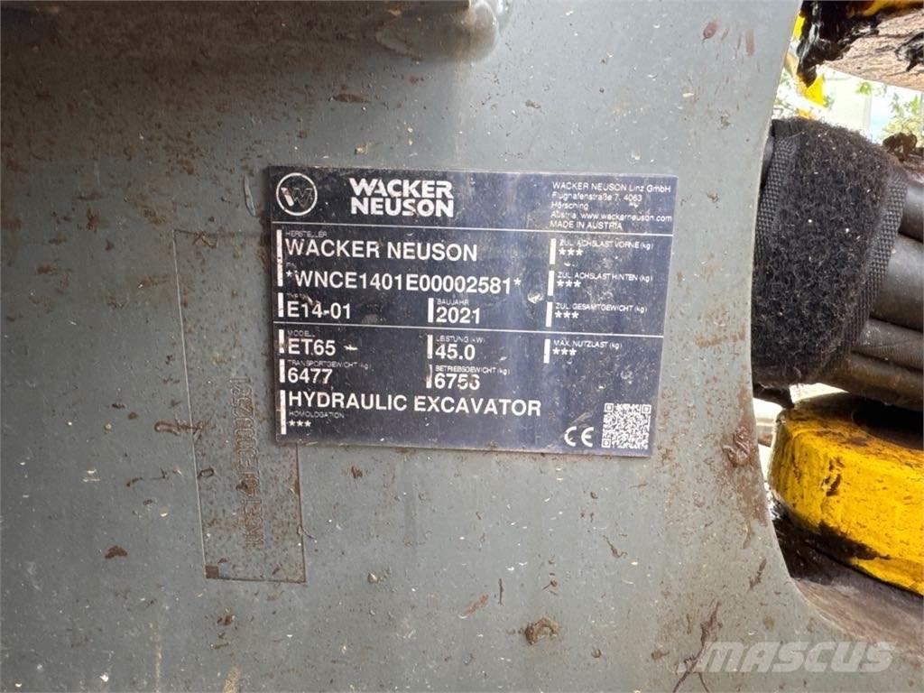 Wacker Neuson ET65 Гусеничные экскаваторы