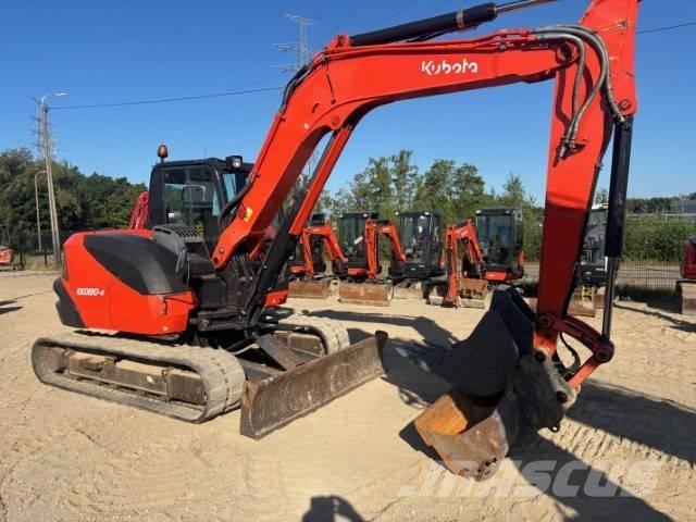Kubota KX 080-4 Малые экскаваторы 7т-12т