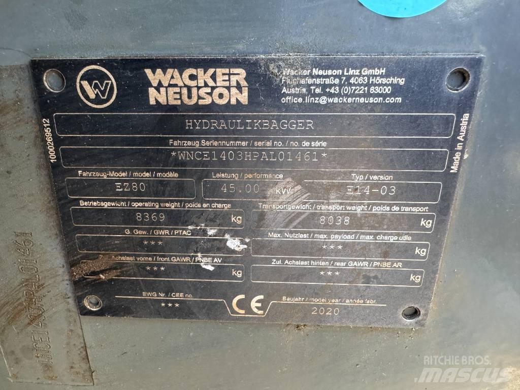 Wacker Neuson EZ80 Гусеничные экскаваторы
