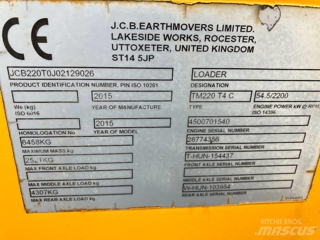 JCB TM 220 Телескопические погрузчики