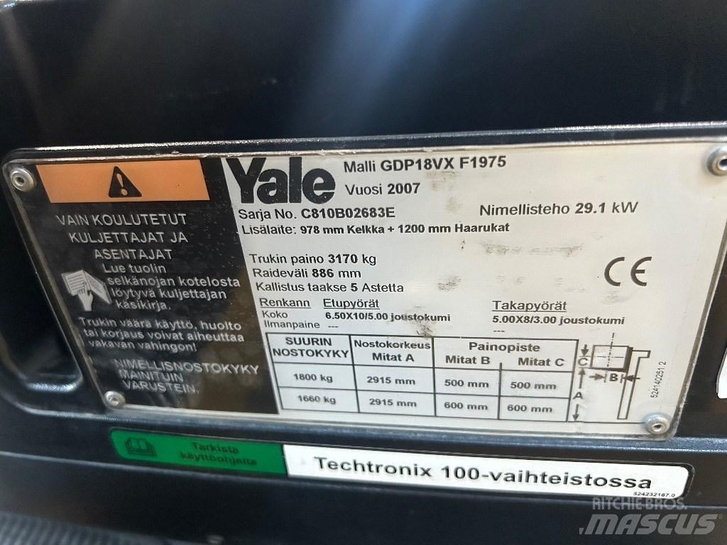 Yale GDP18VX Дизельные погрузчики