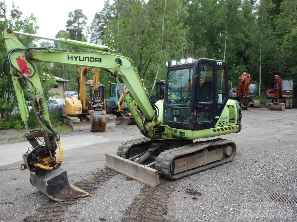 Hyundai Robex 55-3 Мини-экскаваторы