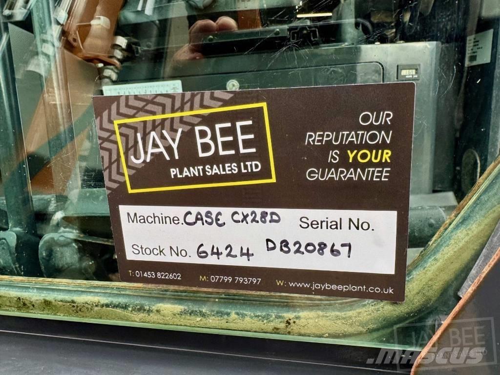 CASE CX28D Мини-экскаваторы