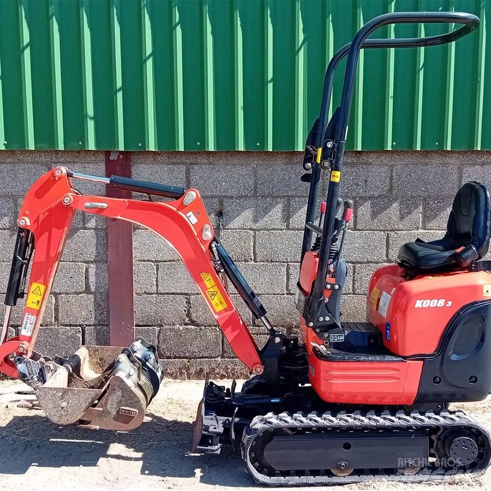Kubota K008-3 Мини-экскаваторы