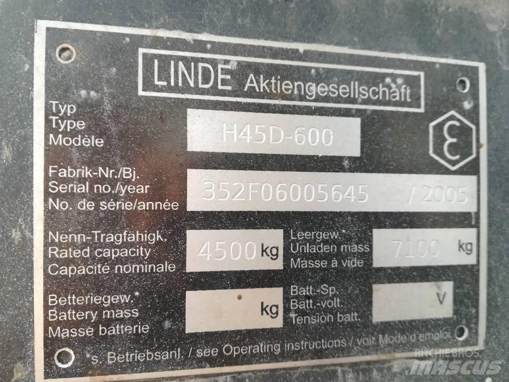 Linde H 45 D 600 Дизельные погрузчики