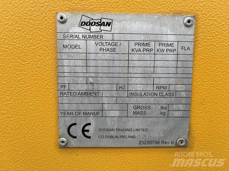 Doosan G 60 Дизельные генераторы