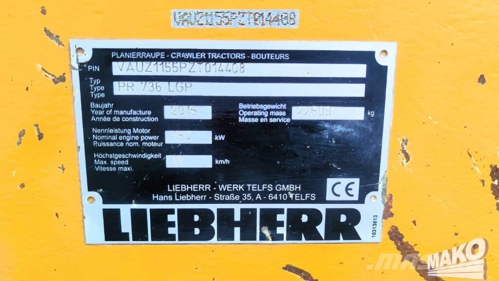 Liebherr PR 736 LGP Гусеничные бульдозеры
