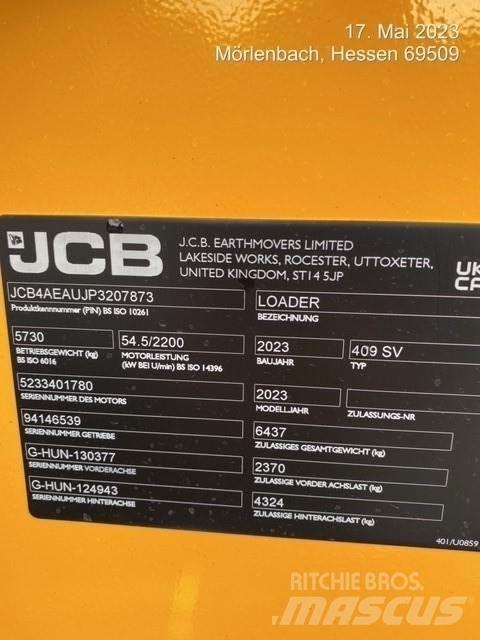 JCB 409 Фронтальные погрузчики