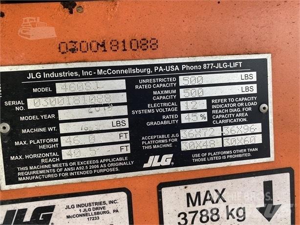JLG 460 SJ Телескопические подъемники