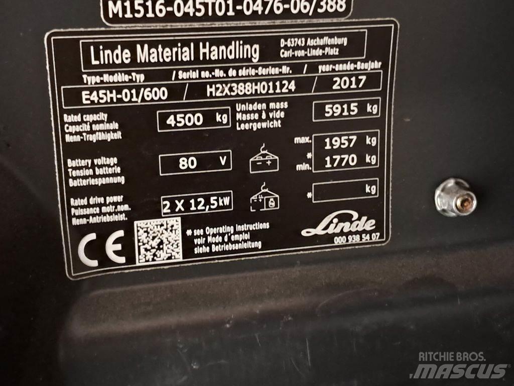 Linde E45H-01/600 Электропогрузчики