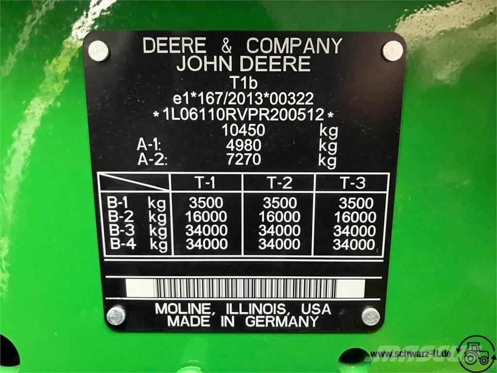 John Deere 6R 110 Трактора