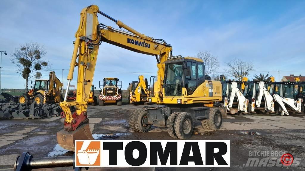 Komatsu PW 180-7 Колёсные экскаваторы
