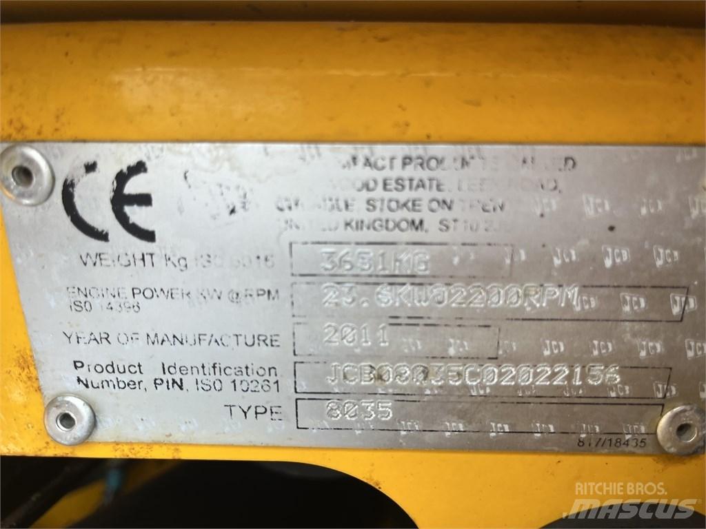 JCB 8035 ZTS Мини-экскаваторы
