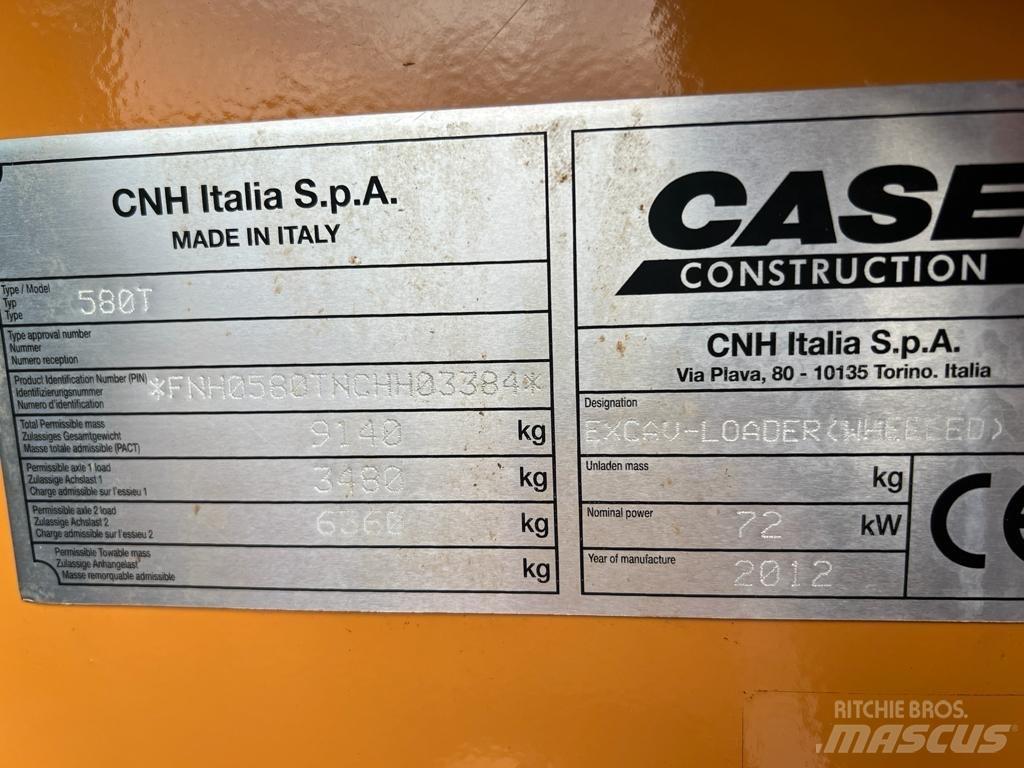CASE 580 T Экскаваторы-погрузчики