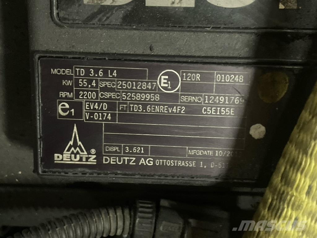Deutz TD3.6L4 Двигатели