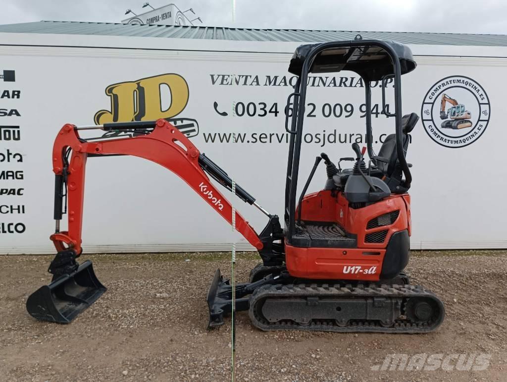 Kubota U 17-3A Мини-экскаваторы