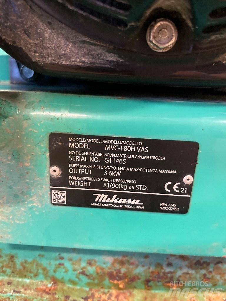 Mikasa MVC F80 Виброплиты и вибротрамбовки