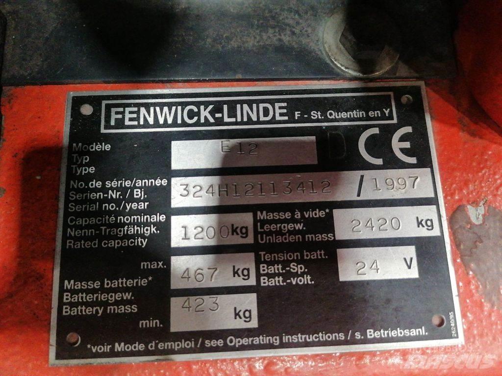 Linde E12 Электропогрузчики