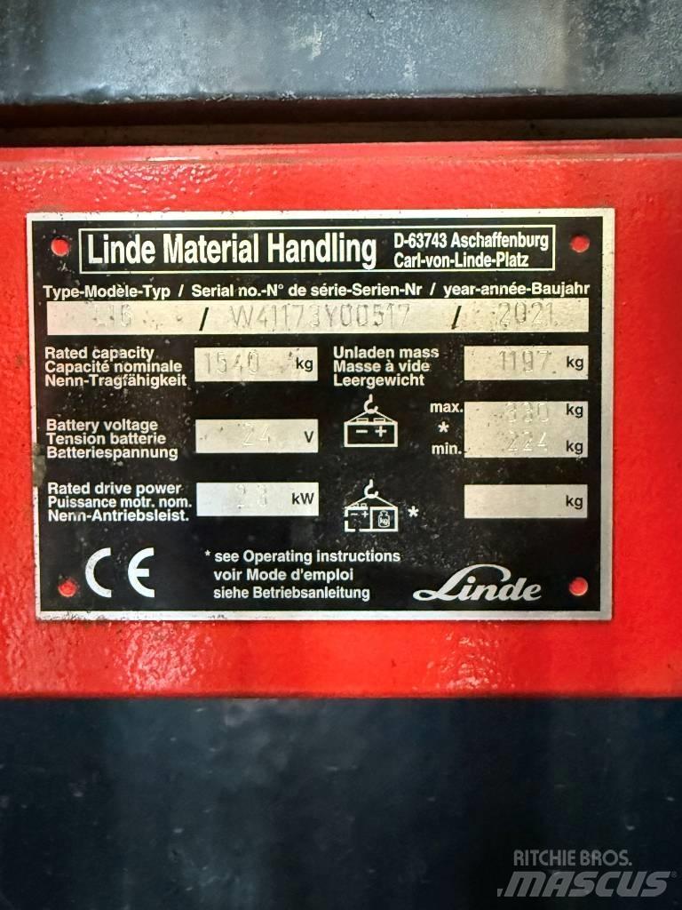 Linde L16APi/1173 Ручные штабелёры с электроподъёмом