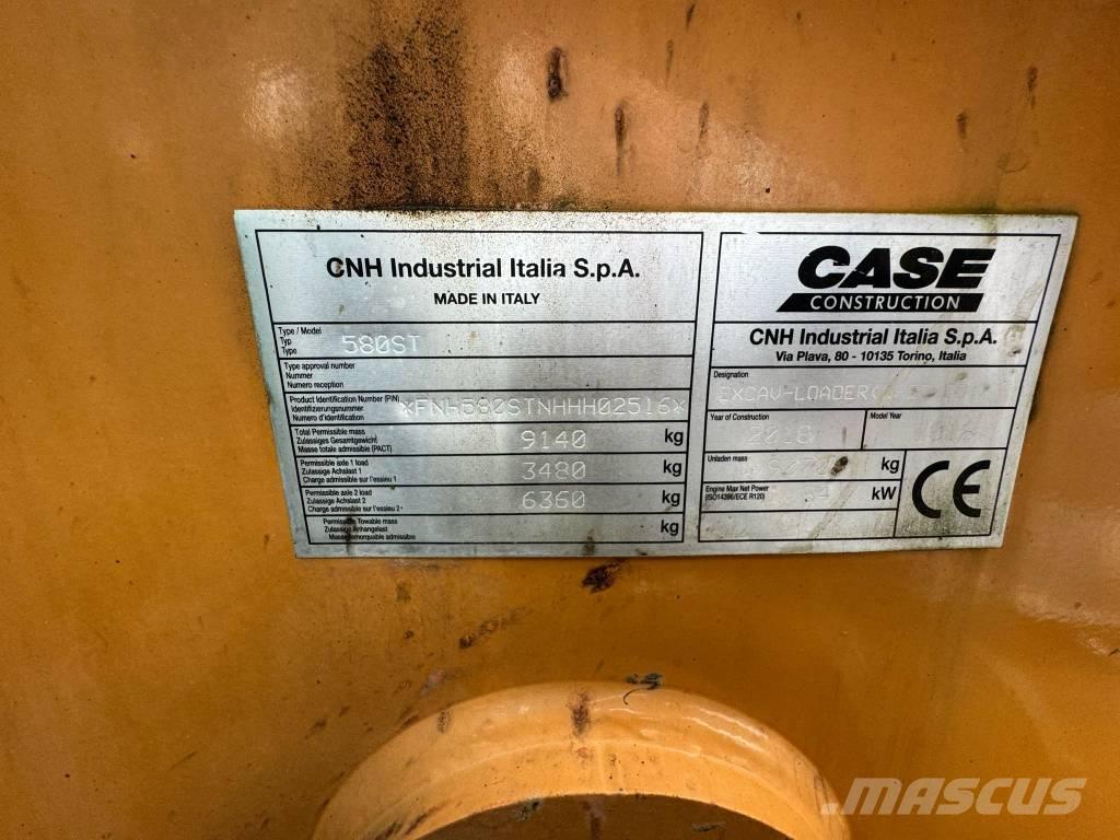CASE 580 ST Экскаваторы-погрузчики