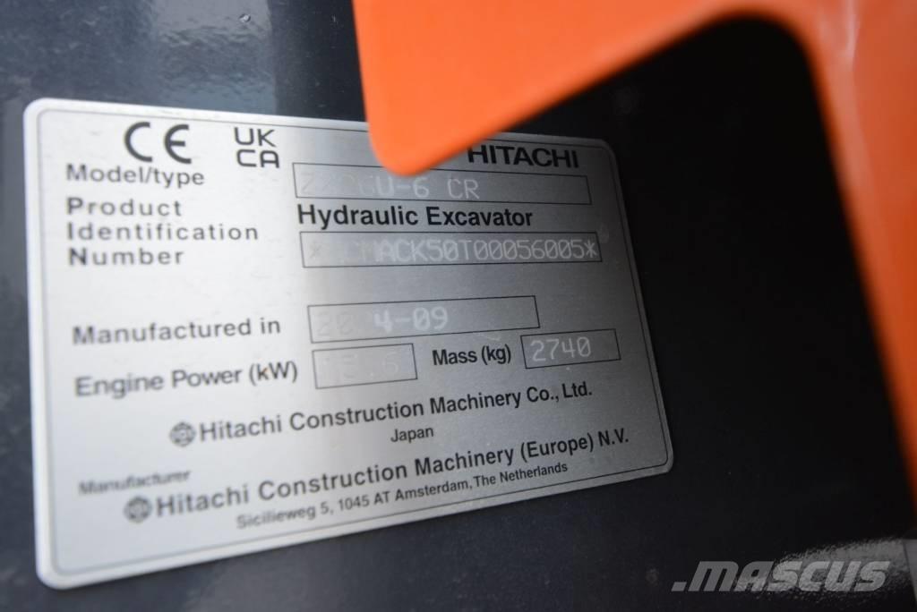Hitachi ZX 26 U-6 Мини-экскаваторы