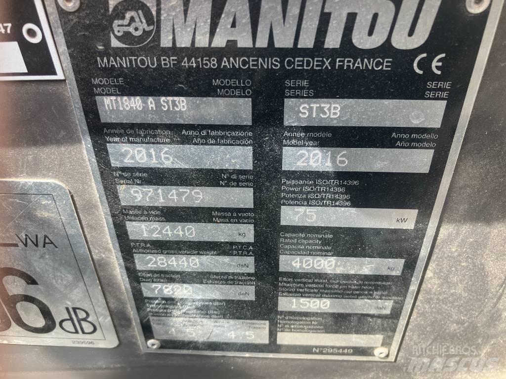 Manitou MT 1840 A Телескопические погрузчики