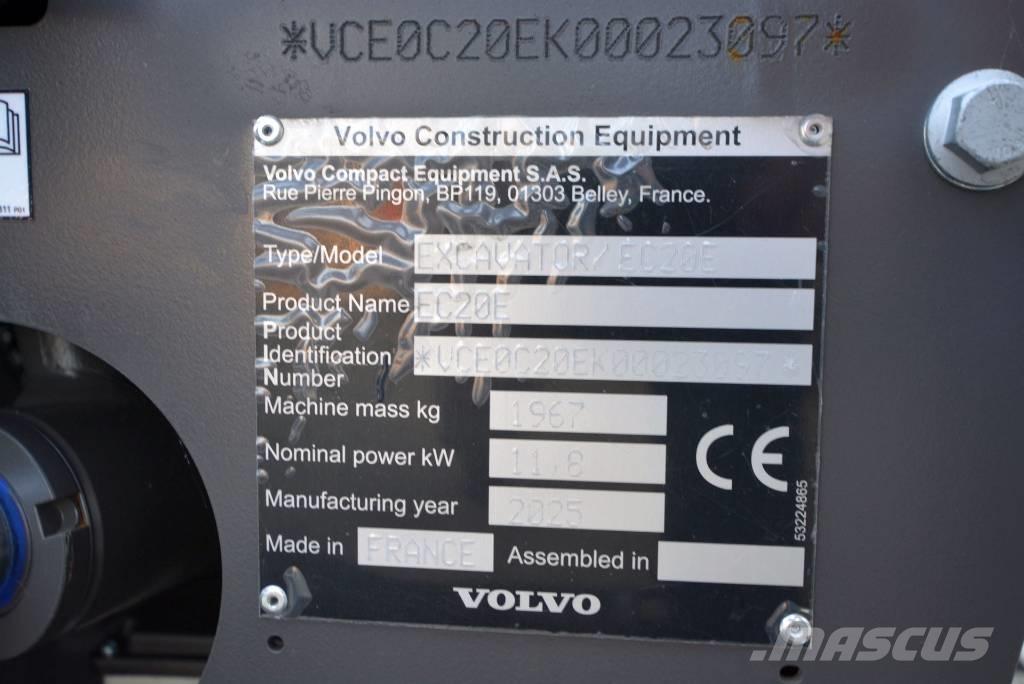 Volvo EC 20 E Мини-экскаваторы