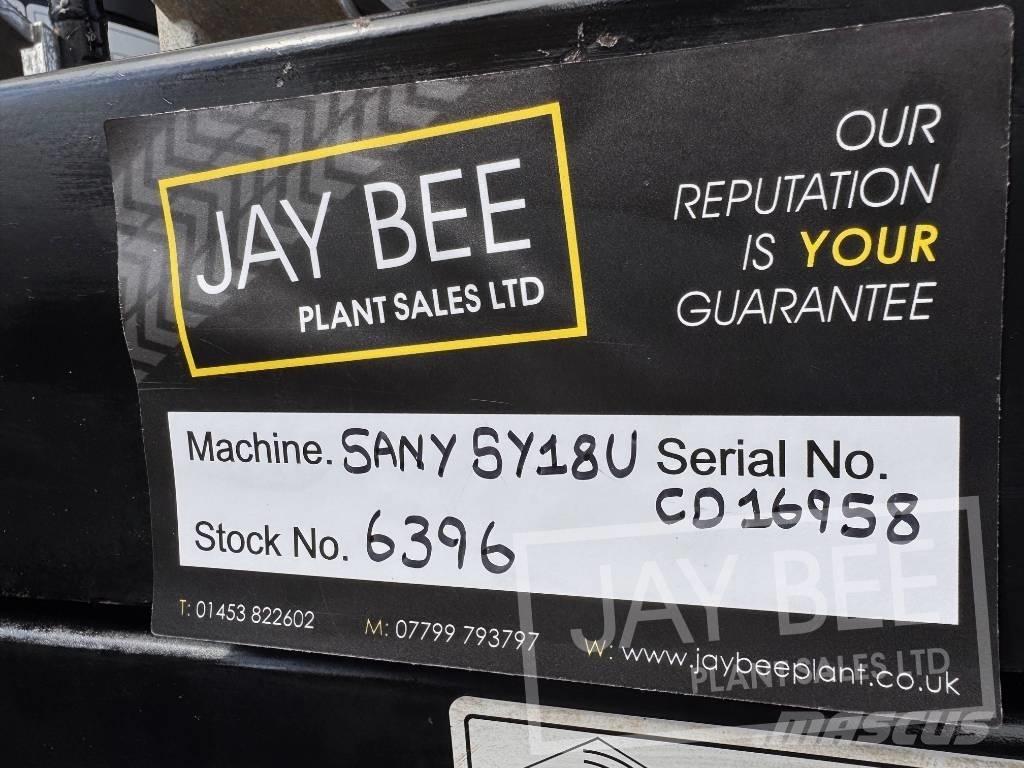 Sany SY18U Мини-экскаваторы