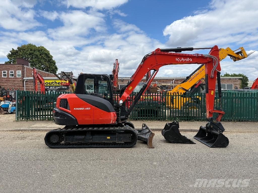 Kubota KX 080-4 Малые экскаваторы 7т-12т