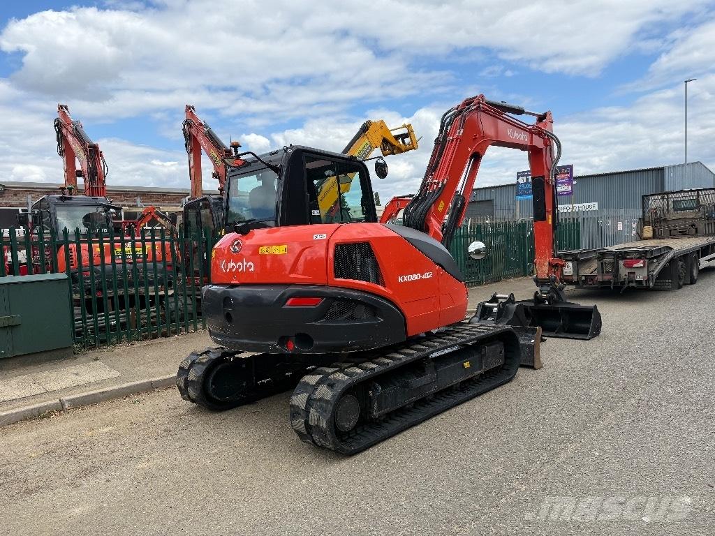 Kubota KX 080-4 Малые экскаваторы 7т-12т