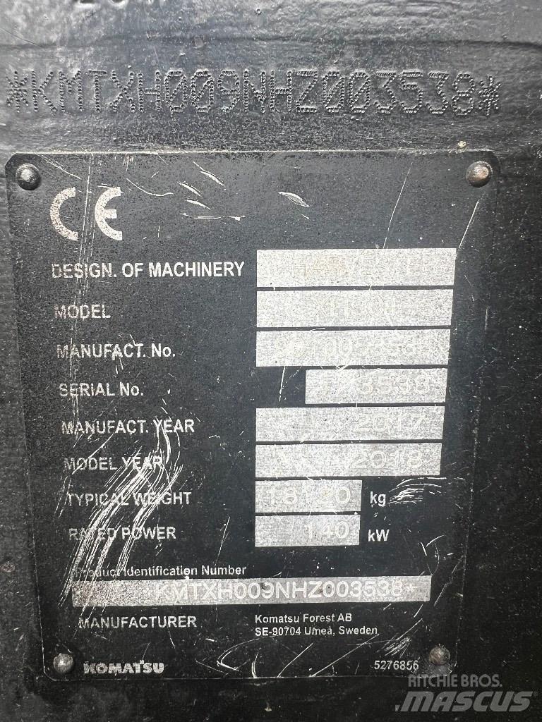 Komatsu 901 Харвестеры