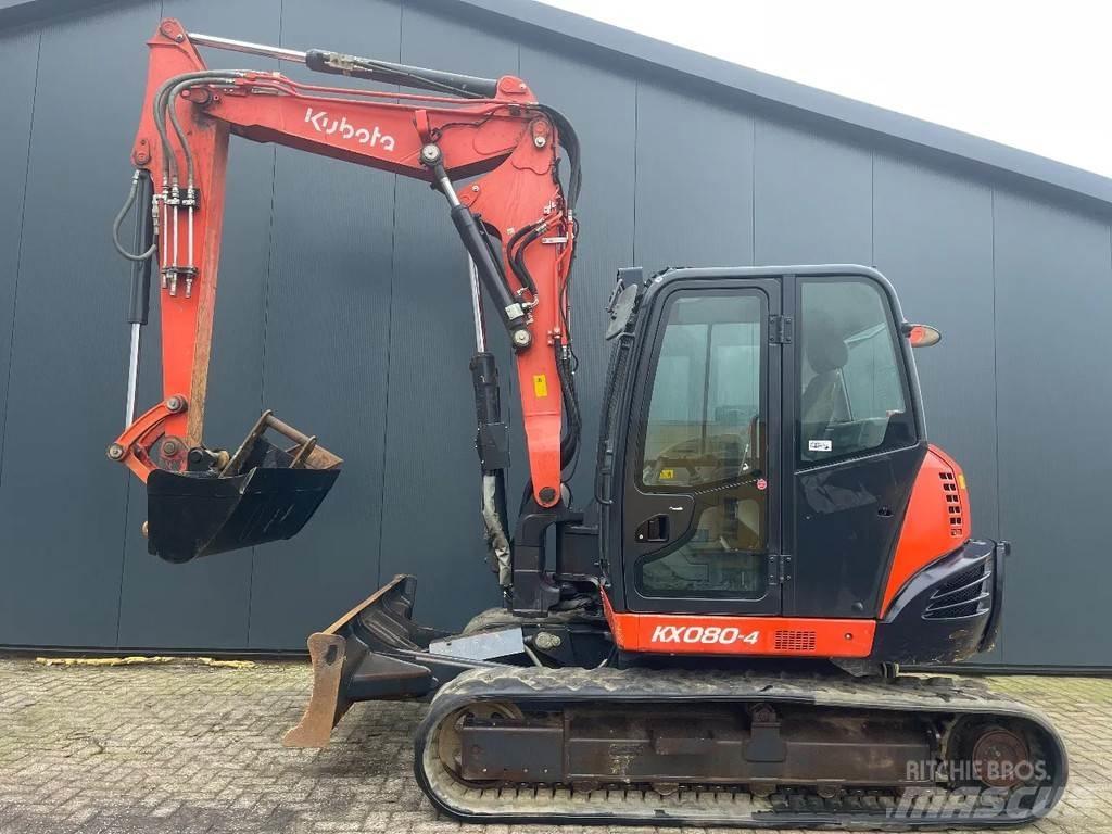 Kubota Kx080-4 Малые экскаваторы 7т-12т