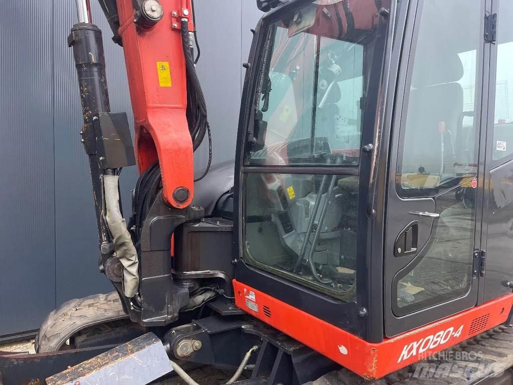 Kubota Kx080-4 Малые экскаваторы 7т-12т