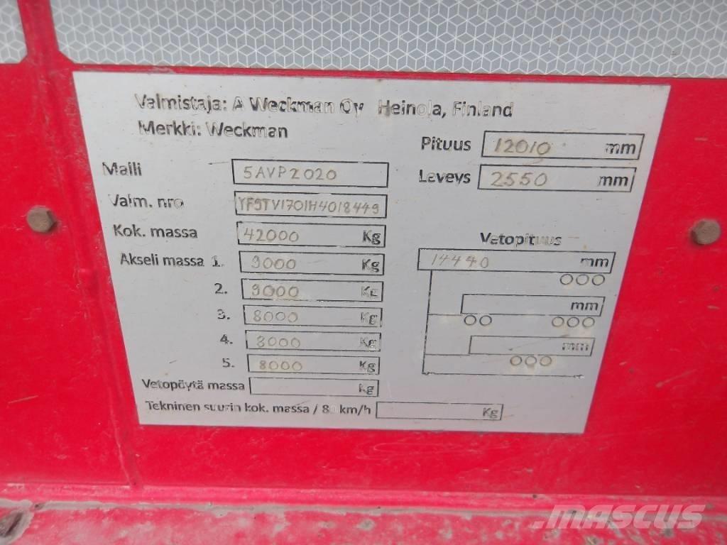 Weckman 5 AVP Прицепы Лесовозы