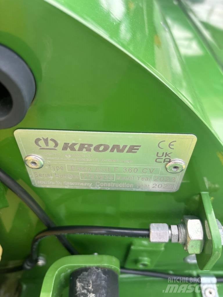 Krone F 360CV Косилки плющилки