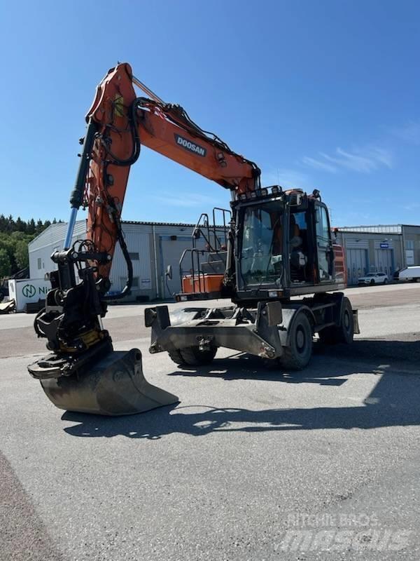 Doosan DX 160 w-5 Колёсные экскаваторы
