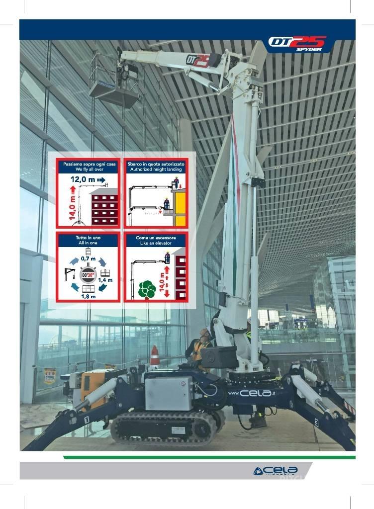 Cela Crawler DT25 Телескопические подъемники