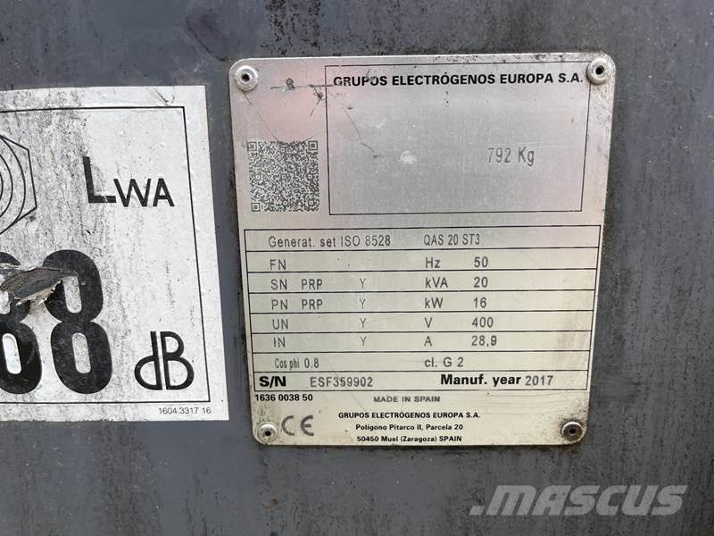 Atlas Copco QAS 20 Дизельные генераторы